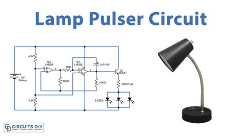 Lamp Pulser Circuit using LM358