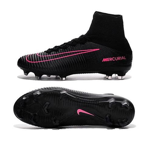 Nike Mercurial Superfly V FG Men's Soccer Cleats Football Shoes Black ...