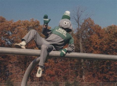 Original SRU mascot attends alumni week, reunites with costume made by ...