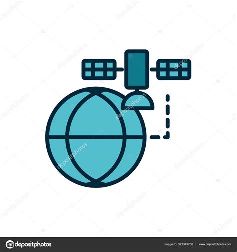 World satellite connection internet of things line and fill icon Stock Vector by ©stockgiu 322349700