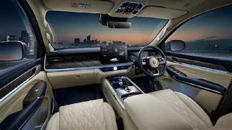 See the interior design – options for the luxury cabin of the GWM TANK 500 HYBRID SUV – GWM ...