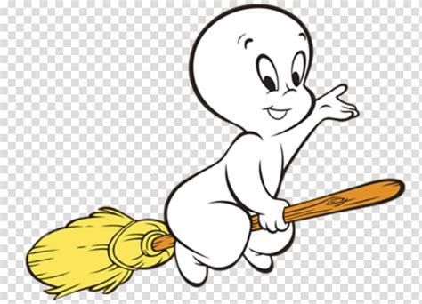 Free download | Casper ghost on broom illustration, Casper Ghost Animation Cartoon, broom ...