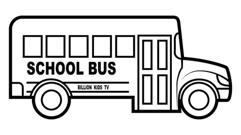 Children On A Bus Coloring Pages - Learny Kids