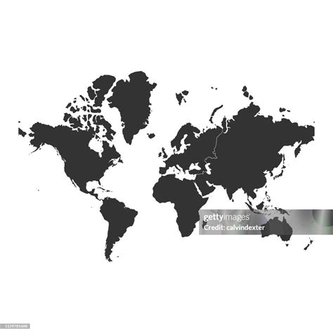 World Map Continents High-Res Vector Graphic - Getty Images
