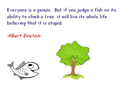 Quotes about Fish climbing trees (19 quotes)