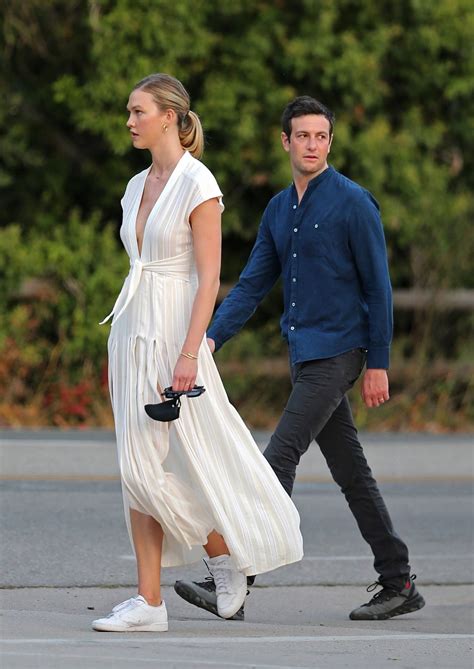 Karlie Kloss with Joshua Kushner - Out for a walk in LA-20 | GotCeleb