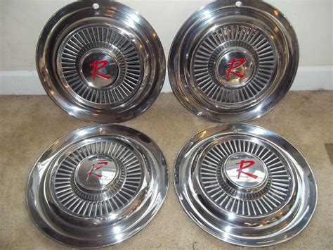 Buy Set of 4 - Vintage Rambler hubcaps wheel covers stored for decades ...