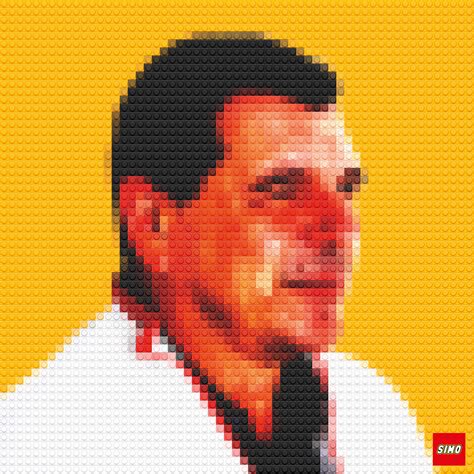 Lego Portrait on Behance