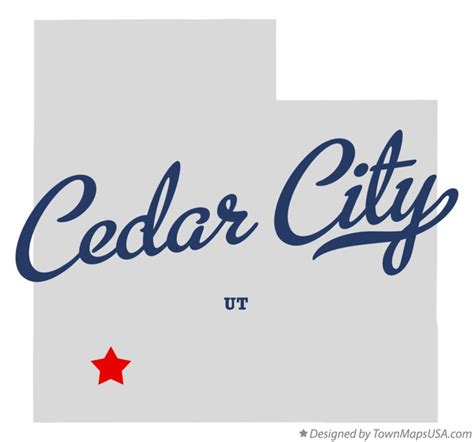 Map of Cedar City, UT, Utah