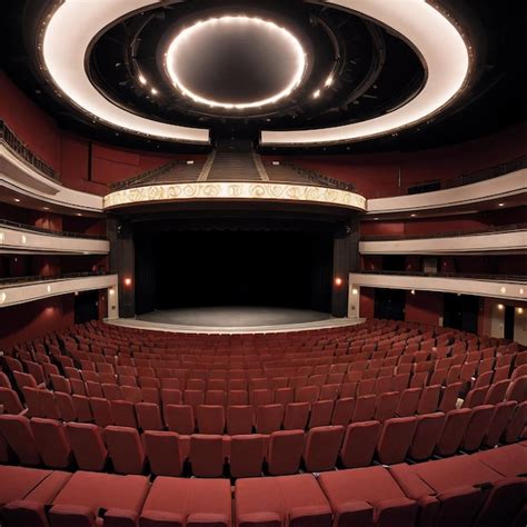 Premium AI Image | Theater in the round with circular seating