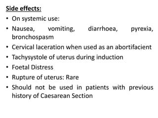 Uterine stimulants & relaxants | PPT