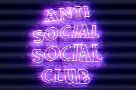 Purple Anti Social Social Club Logo - LogoDix