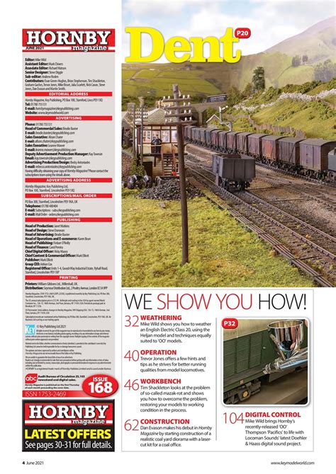 Hornby Magazine - June 2021 Subscriptions | Pocketmags