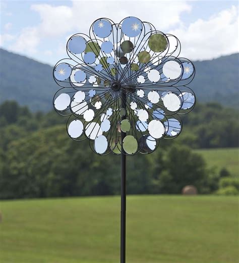 Mirror Wind Spinner | Wind Spinners | Wind spinners, Wind sculptures, Wind art