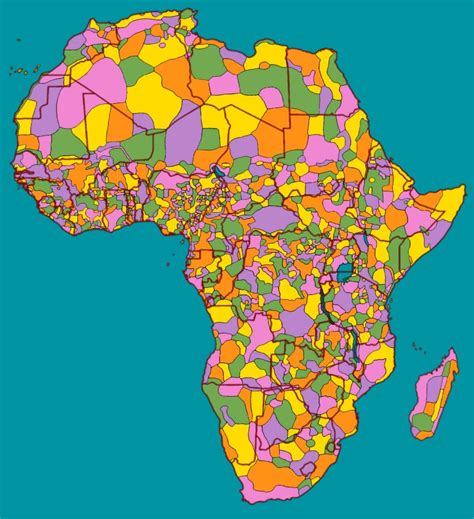 Ethnic Groups In Africa Map - United States Map