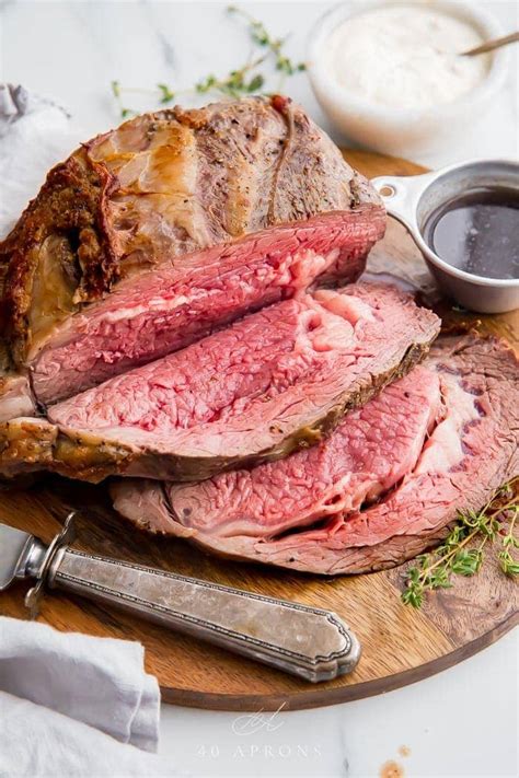 Easy Prime Rib with Au Jus Recipe and Perfect Creamy Horseradish Sauce - 40 Aprons