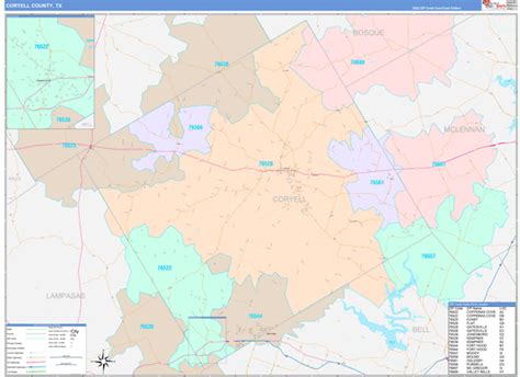 Maps of Coryell County Texas - marketmaps.com