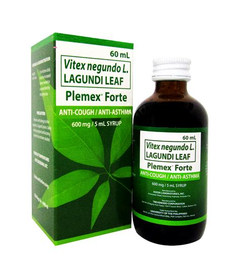 Plemex Forte 600mg / 5mL Syrup 60mL - St. Joseph Drug - Online Store