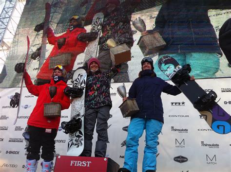 US Open Snowboarding Championships, Stratton, Vt. 2012. Gold, Elena ...