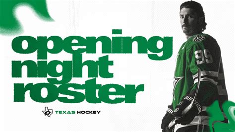 Stars announce opening night roster for the 2023-24 season | Dallas Stars