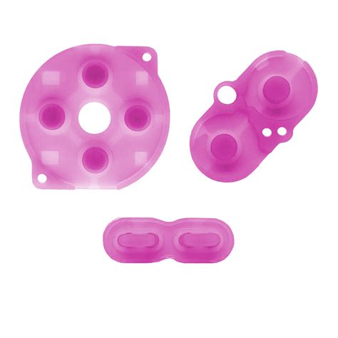Game Boy Color Silicone Pads (Pink Clear) | Buy cheap!