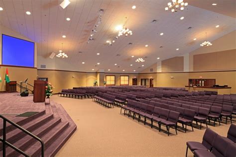 Church Sanctuary Design & Construction - goldish creamy walls, star-like lighting | Church ...