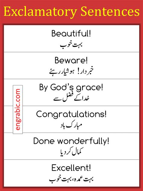 Exclamatory Sentences | Definition Examples and Uses - Engrabic