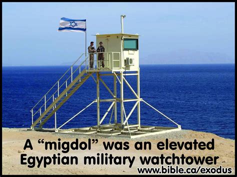 The Exodus Route: Migdol "Egyptian Military Watchtower"