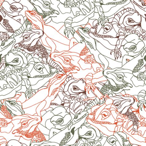 Lizard Camouflage fabric - pettibear - Spoonflower