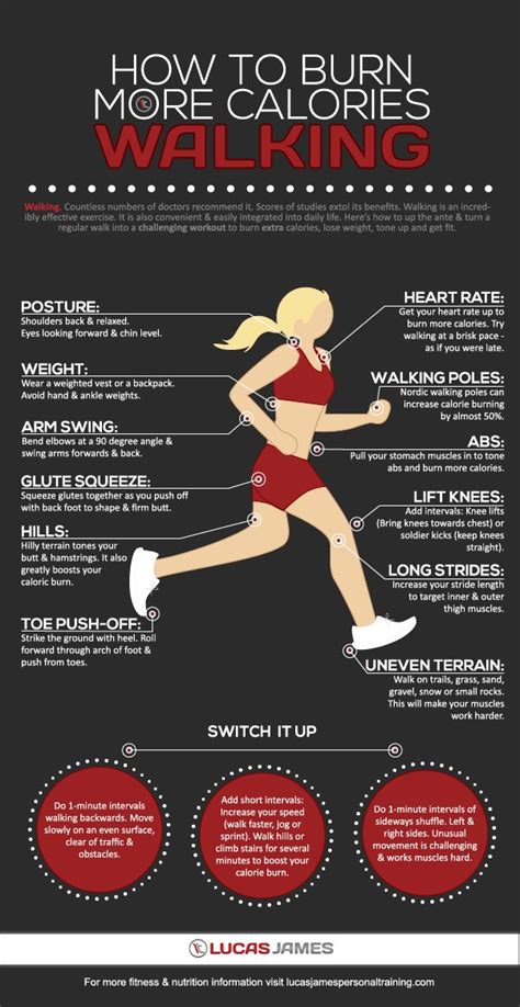 an info poster showing how to burn more calories than walking, including the benefits of running