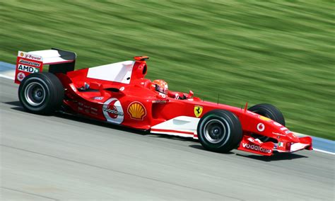 We recall Michael Schumacher at the French GP in 2004