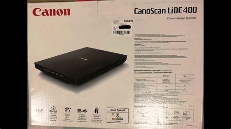 Unboxing & Installation Canon LIDE400 / Lide300 in Windows 10 - YouTube