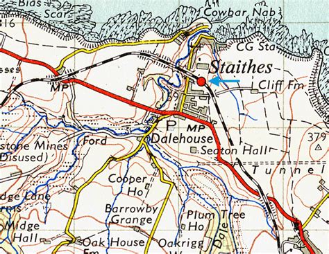 Disused Stations: Staithes Station United Kingdom Map, Station Map, Train Map, Staithes, Disused ...