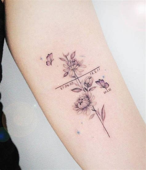 Birth Flower Tattoos, Elegant Tattoos, Image 30, Birth Flowers, Watercolor Tattoo, Tattoo Ideas ...