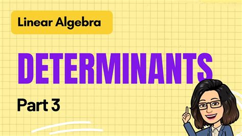 Linear Algebra Lecture 12 | Properties of Determinants - YouTube