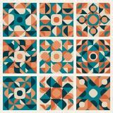 Teal And Orange Abstract Art Painting Stock Photos - Image: 30089183