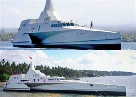 Mengenal KCR Trimaran berdesain siluman milik TNI AL: KRI Klewang dan ...