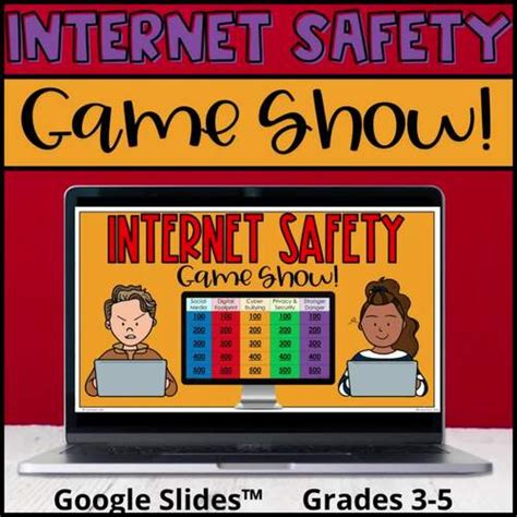 Internet Safety Game Show by Counselor Jess | TPT