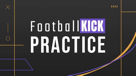 Football Kick Practice - YouTube