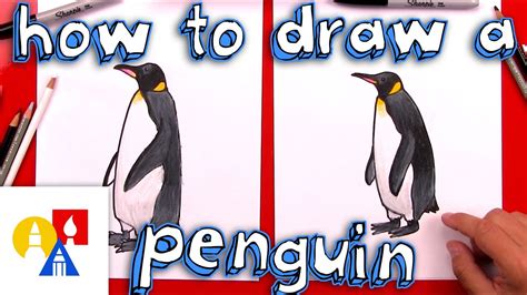 How To Draw A Realistic Emperor Penguin #22