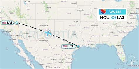 WN133 Flight Status Southwest Airlines: Houston to Las Vegas (SWA133)