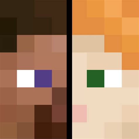 Steve & Alex Default Skins Minecraft Texture Pack