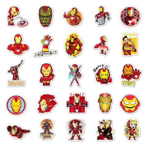 Iron Man Sticker Set– Bigsmall.in