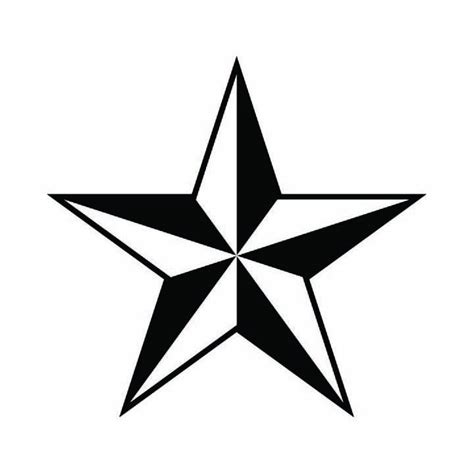 Nautical Star / Texas Star Vector Logo Design Element, Emblem, Label Sticker .eps, .dxf, .svg ...