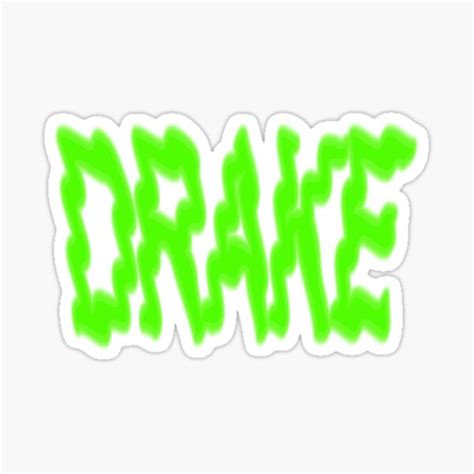 "Drake-knife talk logo" Sticker for Sale by wonderfloral | Redbubble