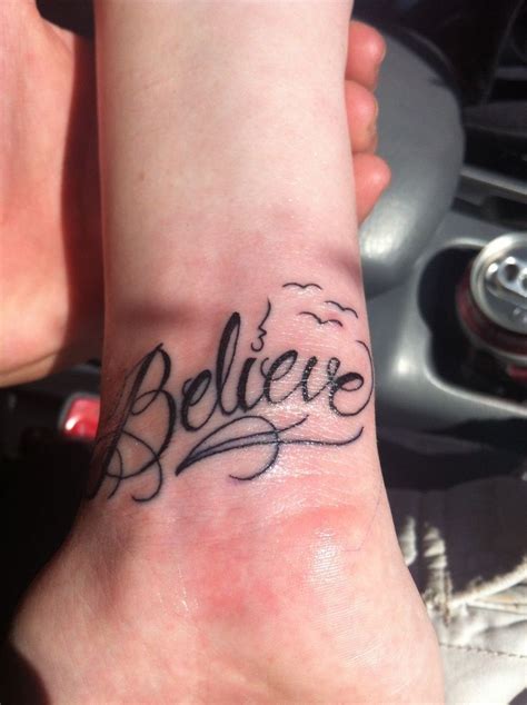 38 best Just Believe Tattoo images on Pinterest | Believe tattoos, Tatoos and Little tattoos