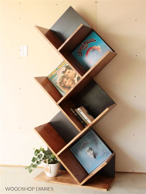 DIY Vinyl Record Shelf {BUILD IT From a Single Sheet of Plywood!}