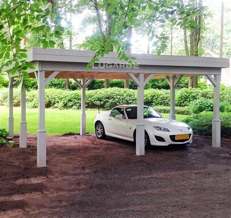 Carport CP4254 - flat roof - standard model | Flat roof, Carport ...