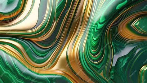 Premium AI Image | Abstract malachite background with stone texture realistic malachite surface