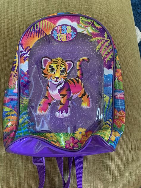 Lisa Frank Rare Forrest The Tiger Mini Backpack - GRE… - Gem